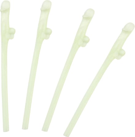 WIDMANN - Set van ondeugende lichtgevende fluo rietjes