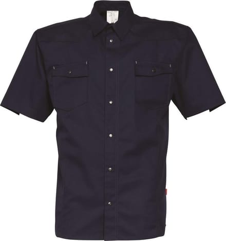 HAVEP Werkhemd korte mouwen Basic 1654 - Marine - 2XL