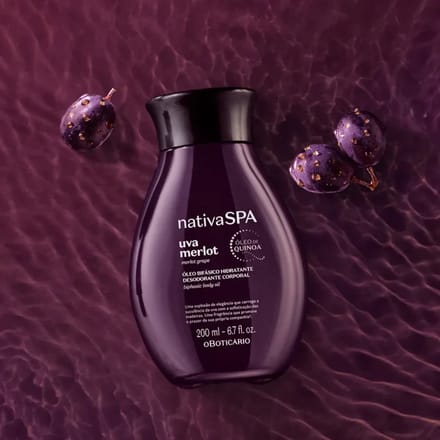O Boticário NativaSPA Bodyolie van Merlot Grape extract 200ml