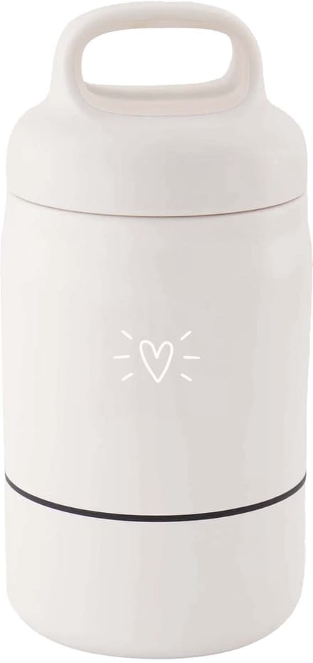 Zusss Thermos Lunchpot Love This Day Roestvrij Staal Sand