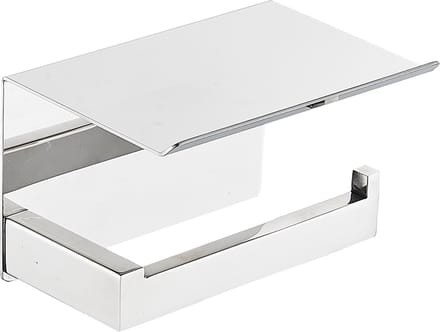 Wc-rolhouder chroom met planchet