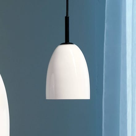 DYBERG LARSEN Jazz hanglamp opaal/zwart 18 cm