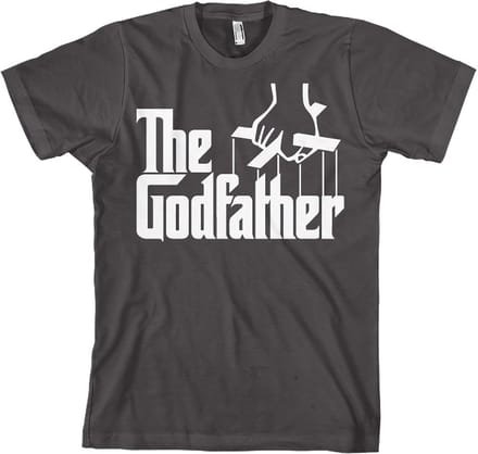 The Godfather T-shirt met logo, donkergrijs
