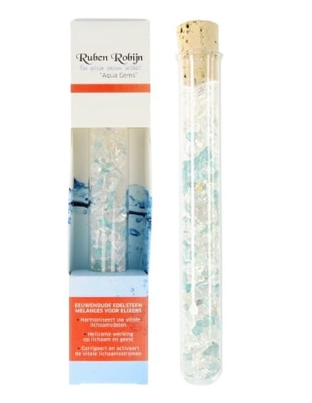 Openheid & Zelfkennis small Aqua Gems edelsteenwand