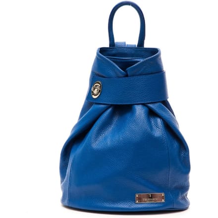 TRUSSARDI D66TRC1022-BLUETTE Dames Handtas Leer Blauw 140mmx360mm
