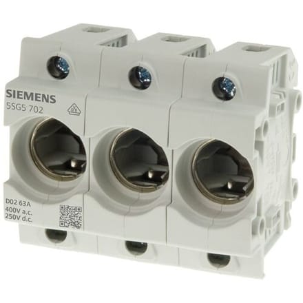 Siemens 5SG5302 Zekeringsokkel Afmeting zekering : D01 5 stuk(s)