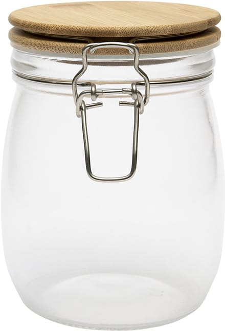 BrandNewCake Weckpot met Bamboe Deksel 750ml
