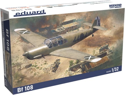 Eduard Modelbouwpakket Vliegtuigen - 3405 Messerschmitt Bf 108 Taifun - Weekend Edition - Propellervliegtuig Plastic - 1:32 - Modelbouw