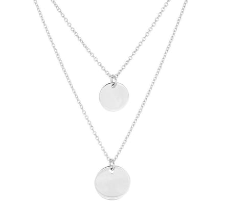 YO&NO - Ketting - Zilver - Rondjes -  1,3 mm - 41 - 43 - 45 cm - Zilver 925