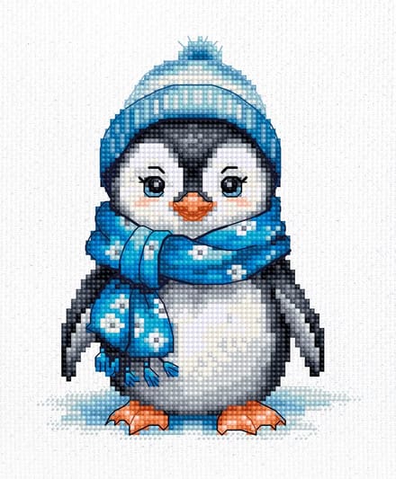 Borduurpakket Luca-S - Penguin - Pinguin - B1417 -telpatroon