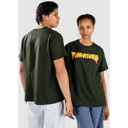 Thrasher Stacked T-Shirt groen