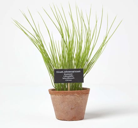 Homescapes Kunstmatige Bieslook Potplant