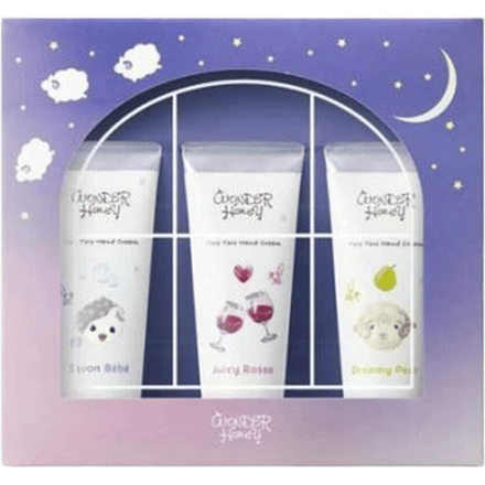 Saborino Vecua Honey Wonder Honey Hand Cream Gift (Honey Dew Trio)