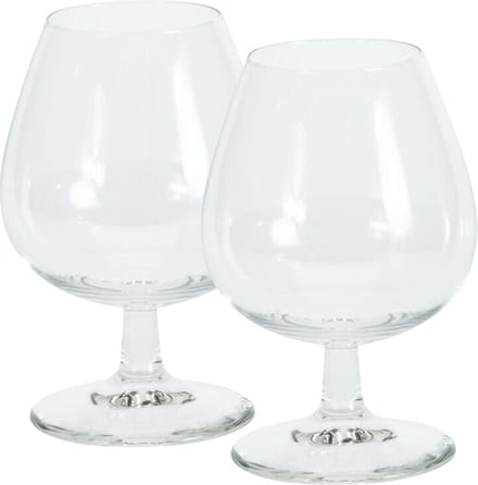 Excellent Houseware Cognac glazen - 16x stuks - glas - 350 ml - likeur glazen