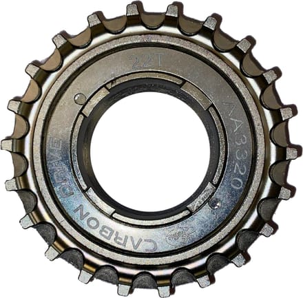 Gates CDCCt achtertandwiel, 22T, Freewheel