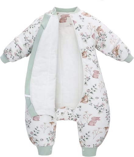 Winterslaapzak met Voetjes en Afneembare Mouwen, 2.5 Tog