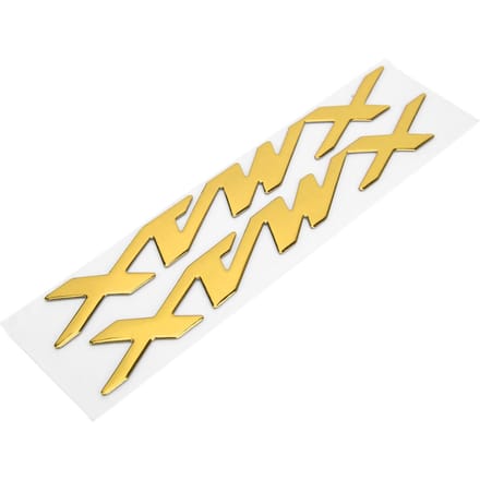 Paire d'Autocollants Emblème de Moto Autocollants 3D pour XMAX XMAX 125 250 400(Jaune ) jaune