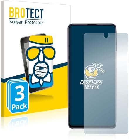 BROTECT - Screenprotector voor Samsung Galaxy M31s - Folie Beschermfolie Beschermglas matte 3 Stuks
