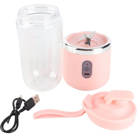 400ML Draagbare USB Oplaadbare Multifunctionele Juicer Beker Elektrische Sapblender Sapmixer L white