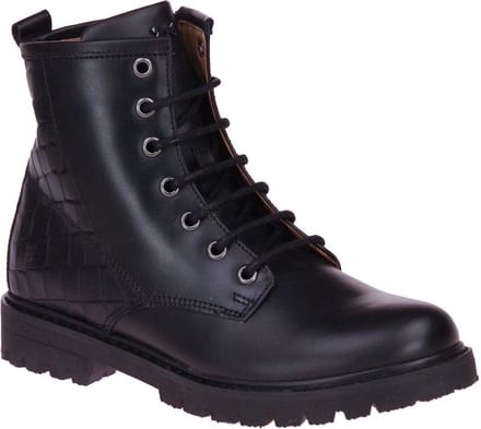 Stones & Bones Basis Zwarte Veterboot