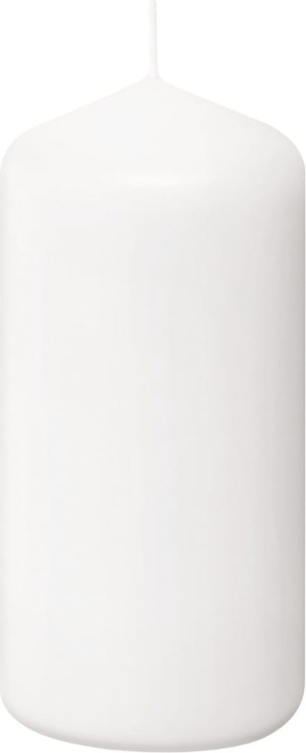 Bolsius Stompkaarsen Wit 120(H)mm (12 Stuks) - 33 uur