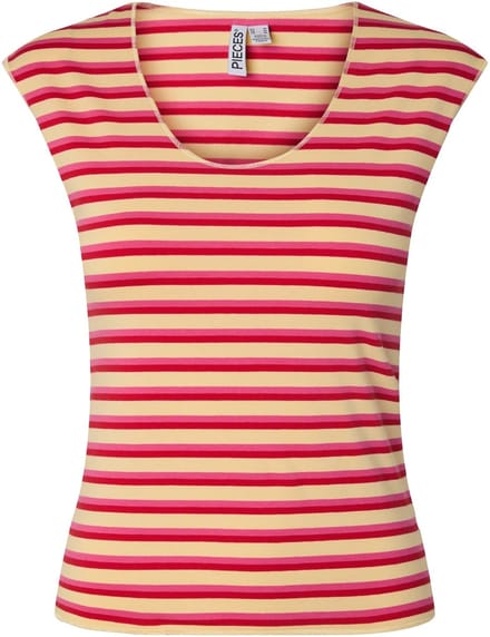 Pieces Top met korte mouwen PCNAJA