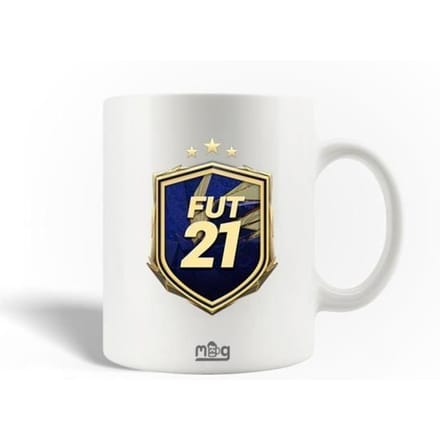 Mug - MANIACASE - FIFA 21 - Céramique - Jaune - 30cl - Compatible lave-vaisselle