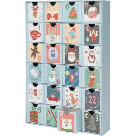 Koopmans Koopman Adventskalender Set - 24 stuks, 257 x 64 x 383 mm