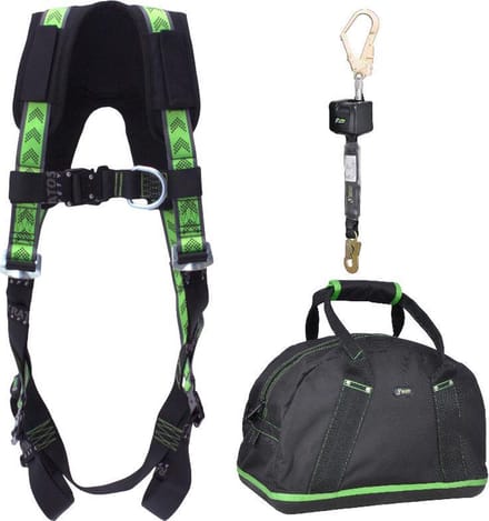 Kratos Complete set valbeveiliging Standaard-Plus - Valstopblok 2,5mtr - Maat S-L