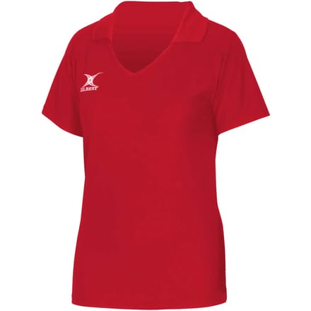 Gilbert Netball Blaze Shirt Wmn - W 8 - Rood