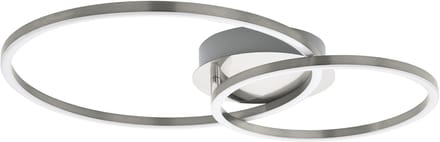 EGLO Mottafolone Plafondlamp - LED - 41.5 cm - Nikkelmat