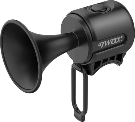 TechU™ Elektrische Fietsbel Toeter Vorm – 120dB – Waterproof – Zwart