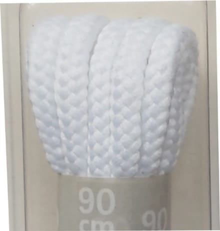 Tana Veter - Wit - Rond - Koord Veters - Lengte 90 cm - Dikte 4 mm - Schoenveter