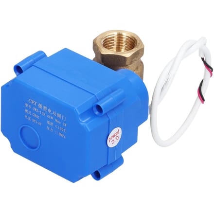 Gemotoriseerde Kogelkraan DN15 Mini Elektrisch Recht Door Hydraulische Apparatuur DC3 6V