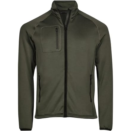 Tee Jays - Stretch Fleece Jacket - Deep Green maat S