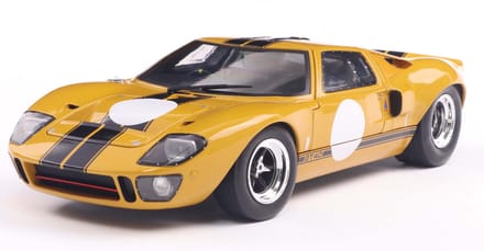 Ford GT 40 MK 1 '68, geel Solido schaal 1:18