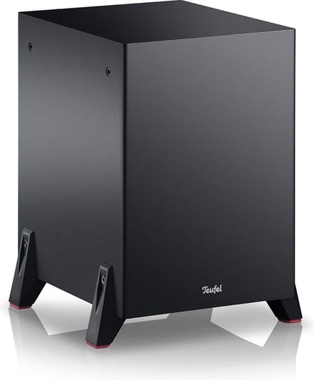 Teufel T 8 Subwoofer - Compacte universele subwoofer - 100 watt - zwart