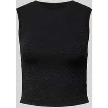 Tanktop met structuurmotief, model 'OFELIA'