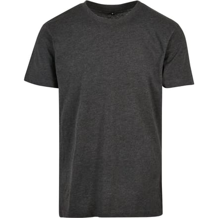 Build your Brand Basic Round Neck T-Shirt BYBB010 - Charcoal - 5XL