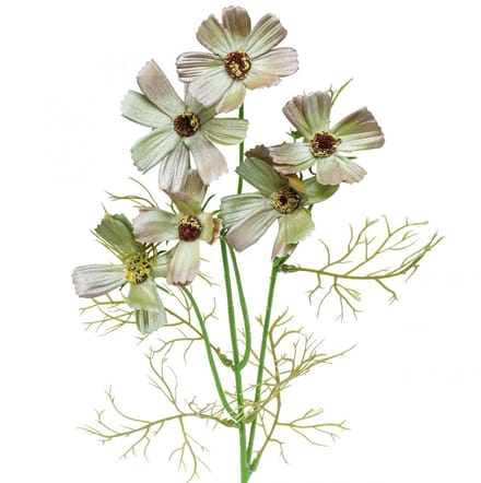 Cosmea sieradenmand groen zomer kunstbloemen 61cm