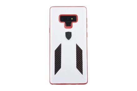 UNIQ Accessory Galaxy Note 9 Kunstleer Hard Case Back cover - Wit (N960F)