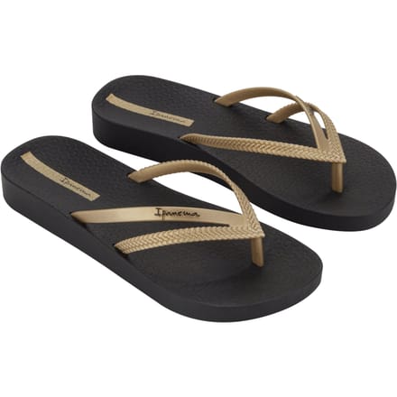 Ipanema Anatomic Bossa Soft Dames Slippers - Black/Gold