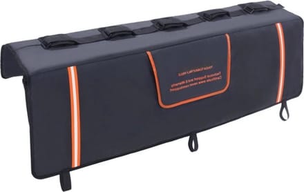 Achterklepkussen 157cm - Pick-Up Kussen - Voor 6 Fietsen - Met Reflectie Strips