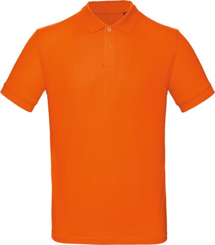 B&C Men's organic polo shirt CGPM430 - orange - S