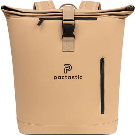 Pactastic Daypack Rugzak met laptopvak Urban Collection Rolltop Backpack 45 cm 24L Beige
