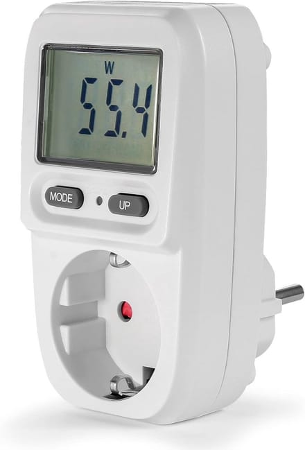 Energiekostenmeter met Display - Stroommeter tot 3680 Watt voor Thuisgebruik