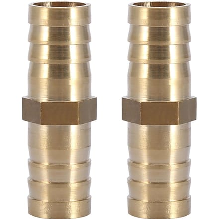 Messing Tapse Rechte 2-weg Pijpconnector Buisklem Fitting 681012141620mm
