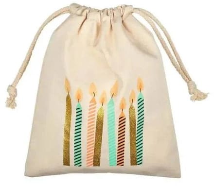 ECO Geschenkzak Kaarsjes - Beloningszakje