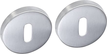 Rozetten sleutelgat RVS - Rond 53 x 8 mm