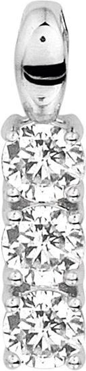 The Jewelry Collection Hanger Zirkonia - Zilver